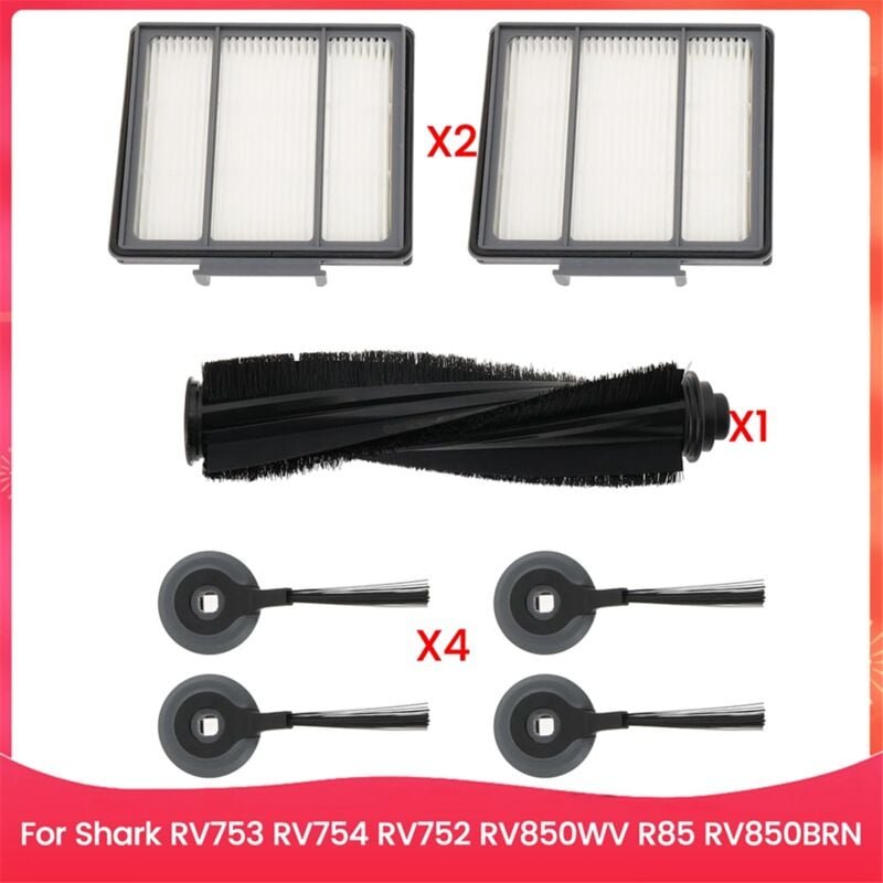 Staubsaugerzubehör Ersatzfilter Seitenbürste für RV753 RV754 RV752 RV850WV R85 RV850BRN