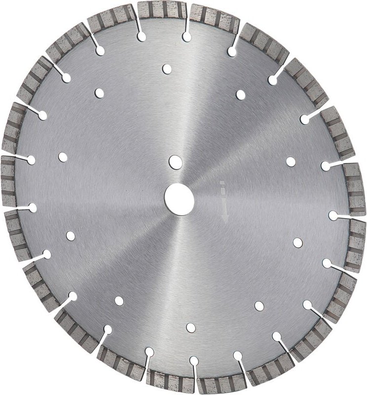 Mophorn - 12 Zoll/300 mm Diamantsägeblatt, Betonsägeblatt Nass/Trocken, 0,47 Zoll/12 mm gewellte Zähne, universelles 1-Z...