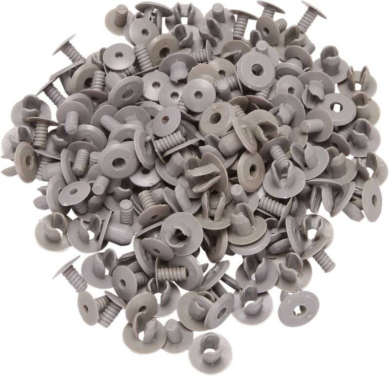 Tlily - 100X Für T4 T5 Transporter Eurovan Dunkelgraue Verkleidung Futterclips