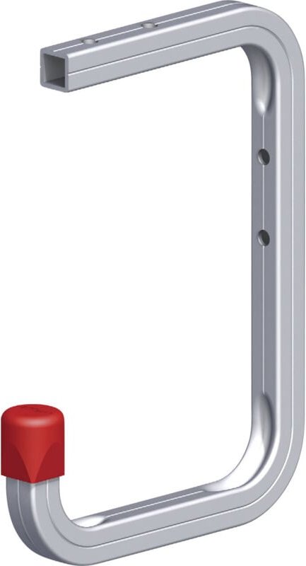 Alfer - Wand u. Deckenhaken Typ 7 t 15 x h 25,5 x t 15,5 cm Aluminium blank Haken