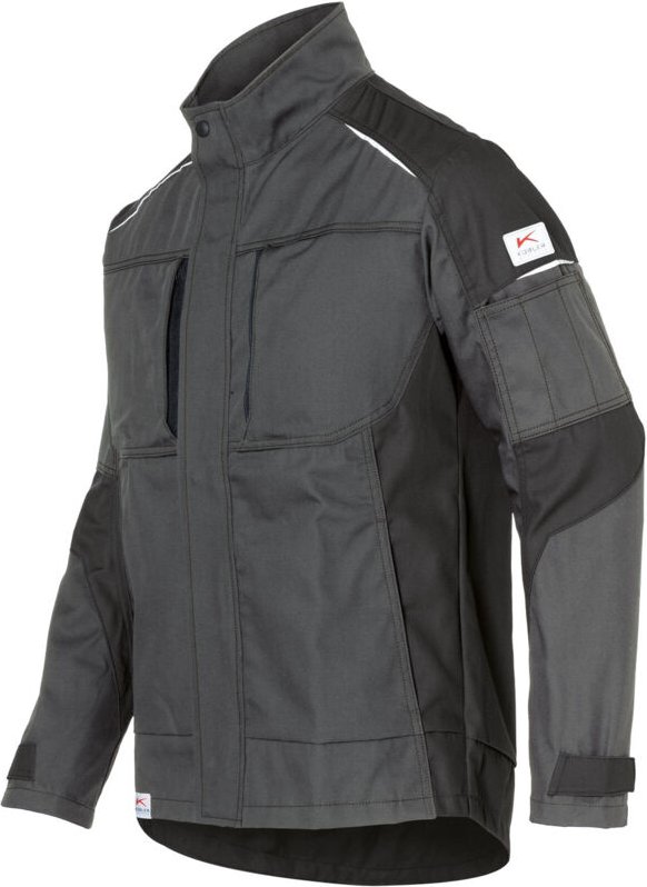 Kübler Jacke ACTIVIQ cotton+ anthrazit/schwarz Gr. L