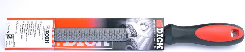 Dick Raspel 2K 250mm Werkstatt Raspel für Stahl Eisen Metall Halbrund mit Hieb 2