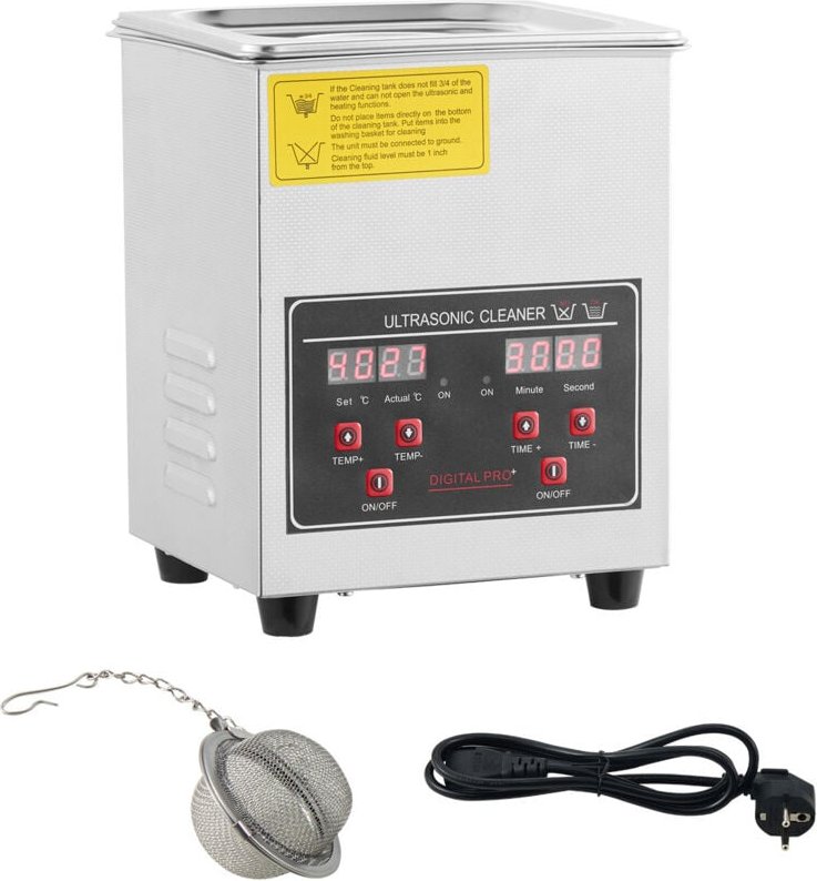 Ultraschallreiniger 60W mit Heizung und Timer, Reinigungsgerät für Schmuck - Mophorn