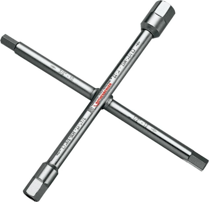 Sanitär-Kreuzschlüssel 220 x 220mm - Rothenberger