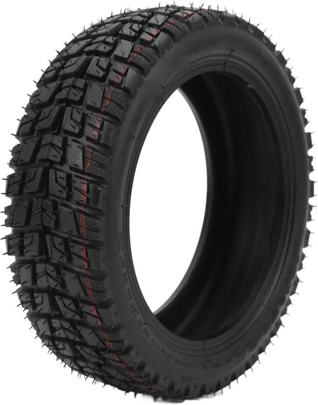 10-Zoll-Elektroroller-Reifen aus Gummi, Schlauchloser Off-Road-Reifen für Roller mit 10 X 2,75–6,5 Reifen