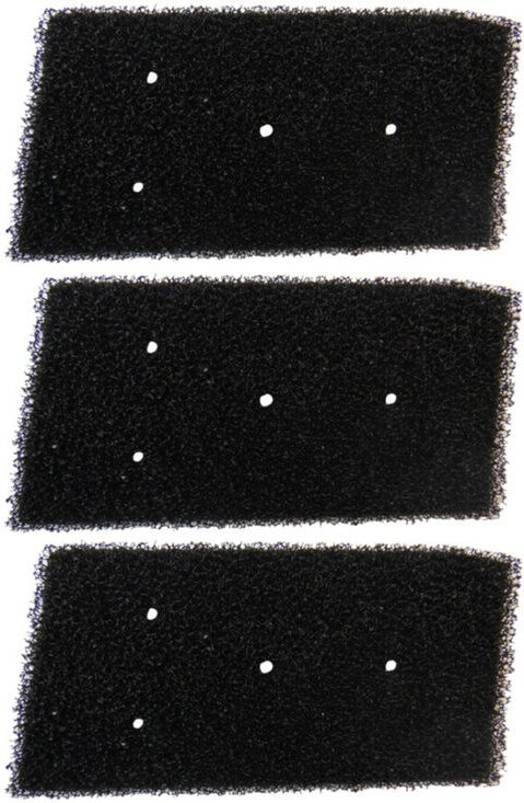 3x Schaumstofffilter / Staubfilter für Whirlpool HSCX80315 DDLX90110 HSCX90430 HSCX80424 HDLX70313 HLDX90110 HSCX80428 H...