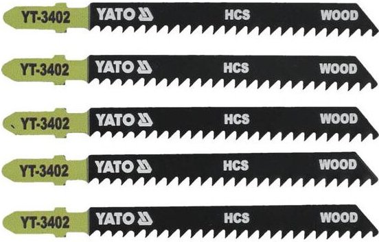 YATO STICHSÄGEBLÄTTER 5-tlg. HOLZ TYP T 3402