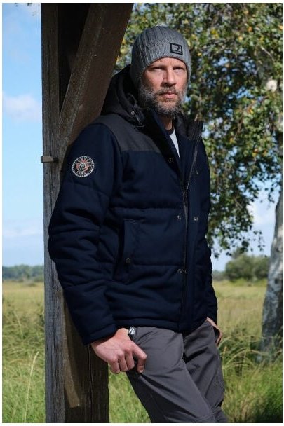 Weste Bosseur Bear - Marineblau/Schwarz - xl - 11724-016