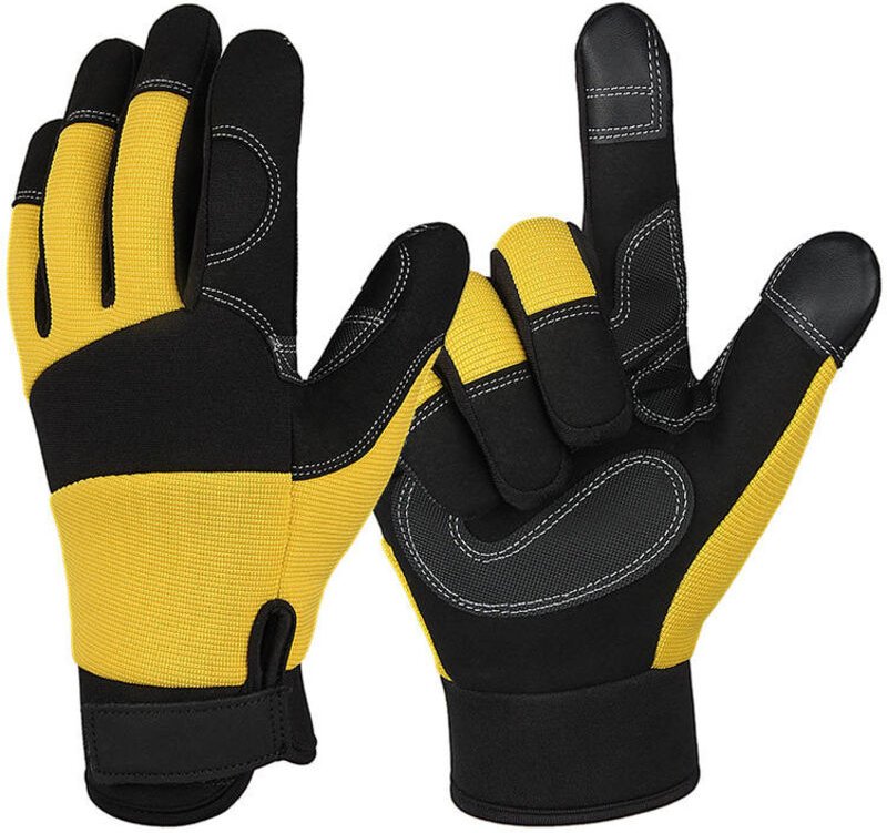 (XL) Forsthandschuhe, rutschfeste und verschleißfeste Gartenhandschuhe (Kettensägen und Gartengeräte)