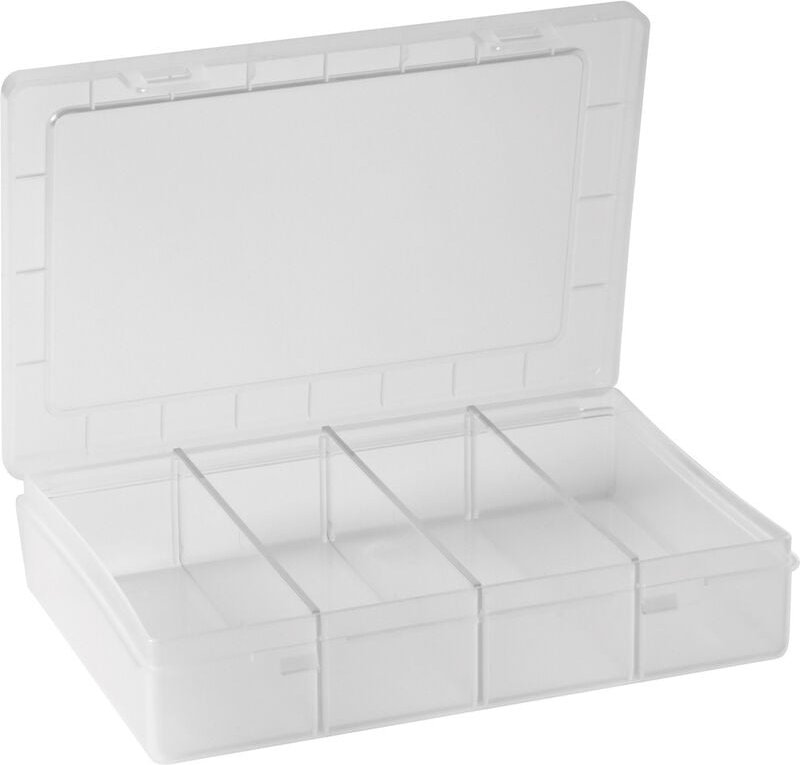 Hünersdorff Sortimentskasten (l x b x h) 180 x 140 x 40 mm Anzahl Fächer: 1 feste Unterteilung Inh