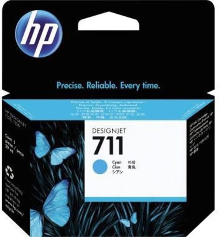 Tinte CZ130A - Tinte - hp - cyan - 711 - original - Hewlett Packard