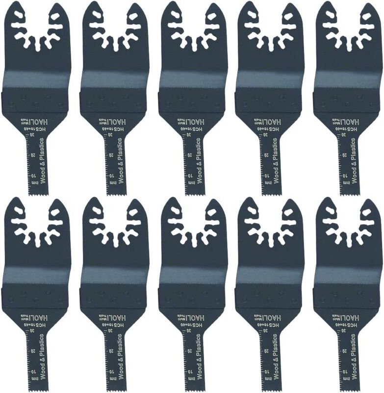 10er-Packung Sägeblätter für Multifunktionswerkzeuge. Zubehör für Multimaster-Elektrowerkzeuge wie Fein, Dremel, Bosch, ...