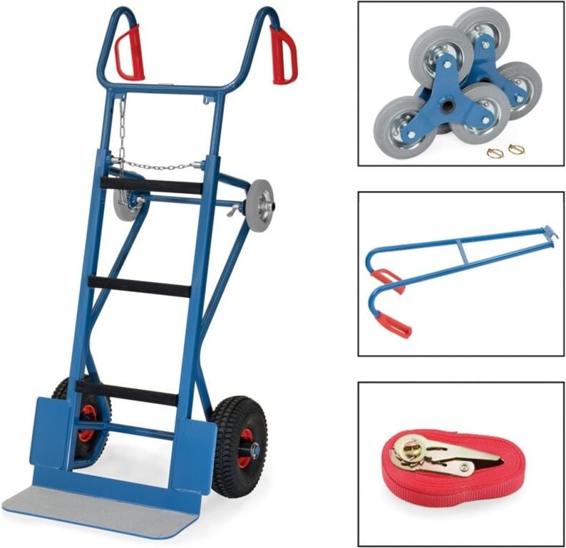 Fetra - Gerätekarre - 400 kg, mit auswechselbarer Beräderung