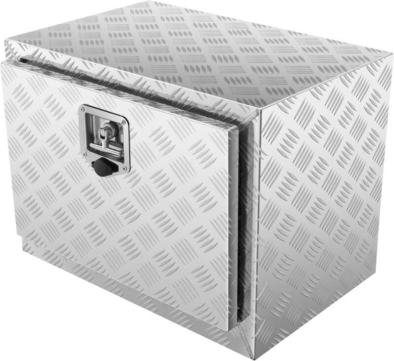 Unterboden-LKW-Box, 61 x 35,6 x 40,6 cm, robuste Aluminium-Diamantplatten-Werkzeugaufbewahrung, wasserdichte Anhängerbox...