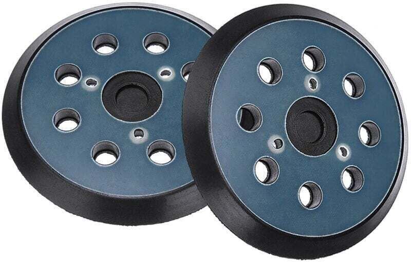 2er-Pack 8-Loch-Schleifpads (125 mm) für Exzenterschleifer. Kompatibel mit Makita M9204, XU, BO5030, BO5031, DBO180Z, BO...
