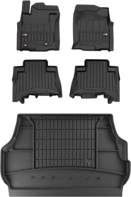 SET 3D Gummifußmatten Toyota Land Cruiser J200 ab 2007- 5 Türer