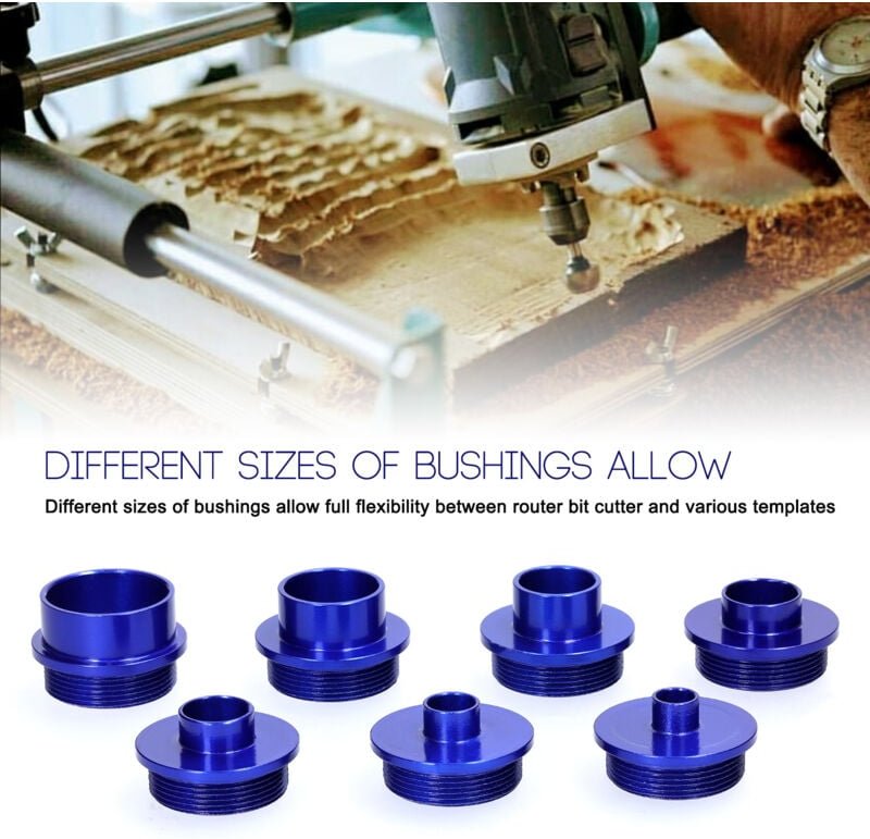 Fydun Aluminium-Frässchablone, Legierungsgravur-Baugruppe, Achsenwellen-Maschine, 10-teilig, für die Holzbearbeitung