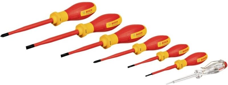 Bosch Professional - Bosch Combo Kit VDE-Schraubendreher-Set sl/ph, 7-tlg. inkl. L-Boxx Einlage