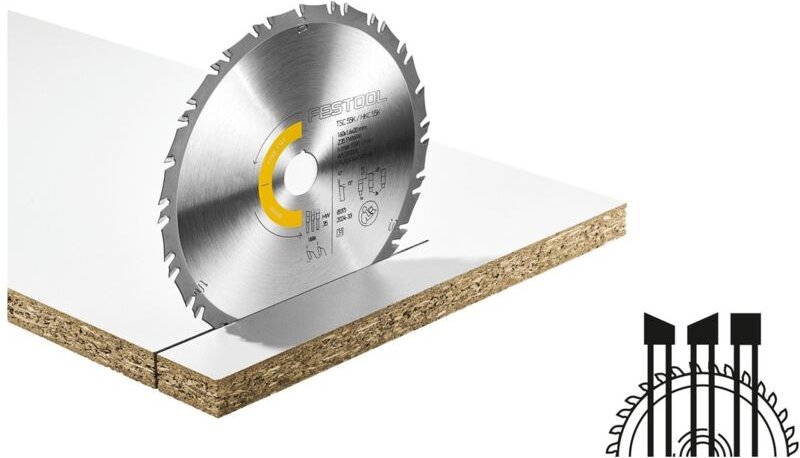 Festool Kreissägeblatt WOOD FINE CUT HW 160x1,6x20 FWWW35