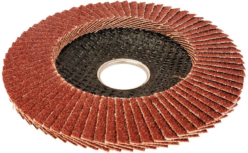 Konvexe Fächerschleifscheibe Ø115x22,2mm 80 g. Workpro