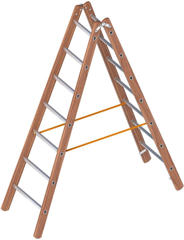 Layher Verbundstehleiter 1028 7 Sprossen