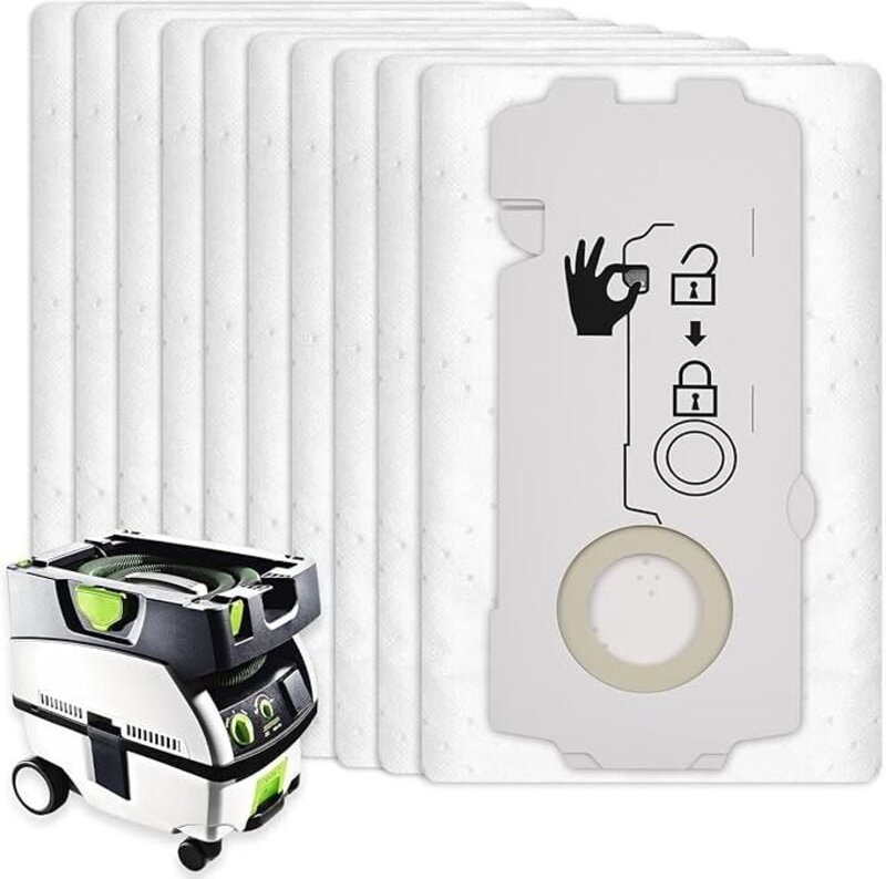 Selbstreinigende SC-FIS-CT MINI/MIDI-2/5 Filterbeutel - FESTOOL - 10 Stück - 204308