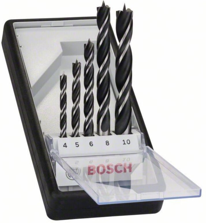 Bosch - Holz-Spiralbohrer-Set 5teilig Accessories 2607010527 Zylinderschaft 1 Set