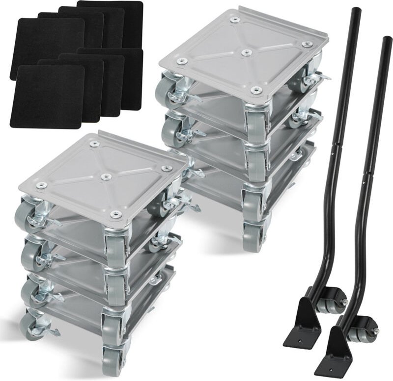 Wolketon Möbelrollen Möbel Lifter Möbeltransporter Möbelrollen Möbel Handling 8-teiliges Set