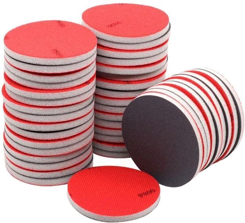 Set mit 24 weichen, flexiblen, nassen und trockenen Schleifschwämmen, manuelle Schleifklötze für Holz, Gipskarton, Lack ...