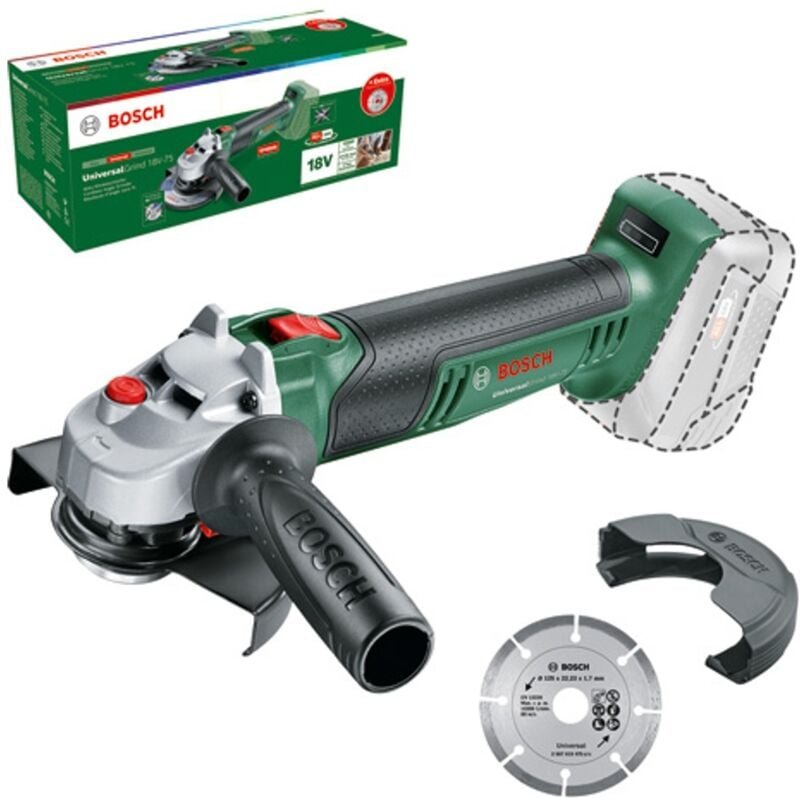 Werkzeug - 18V Akku-Winkelschleifer 125 mm, ohne Akku und Ladegerät 06033E5002 - Bosch