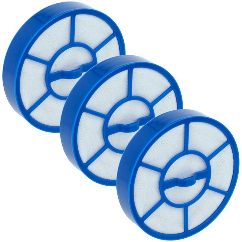 vhbw 3x Vormotorfilter kompatibel mit Medion MD 15327 Staubsauger - Motorschutzfilter