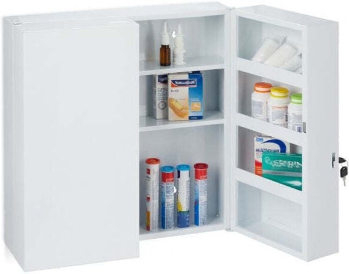 Xxl medicine cabinet with 2 doors