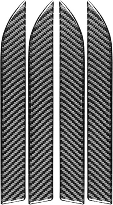 Tlily - Für Modell x 2014-2022 Carbon Fiber Außentürgriff Panel Abdeckung Trim Auto Aufkleber Dekoration Zubehör