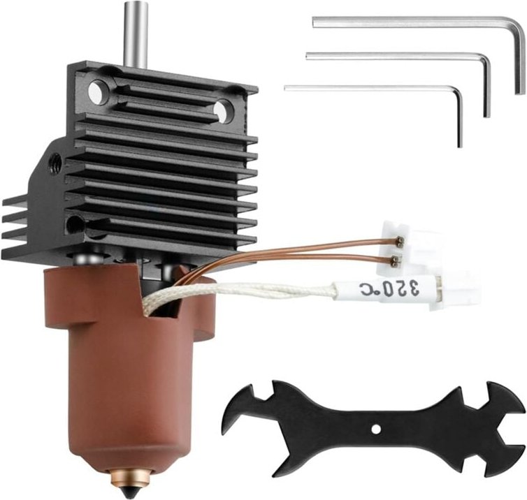 Keramik-Hotend-Kit – Schnellwechseldüse, vollständig aus Metall bestehender integrierter Extruder-Hotend-Ersatz für K1 m...