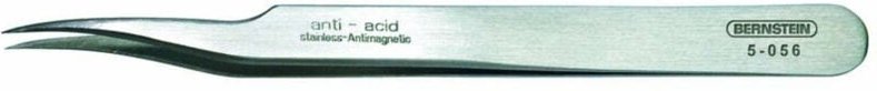 Tools for Electronics 5-056 SMD-Pinzette 7 sa Super-spitz, gebogen 120 mm - Bernstein