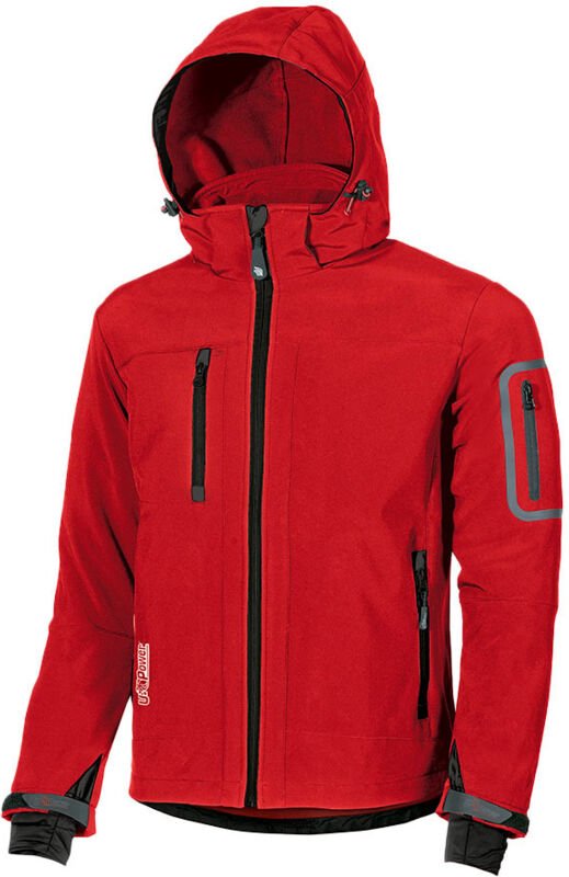 U Power Metropolis Softshell Arbeitsjacke - s - Rot