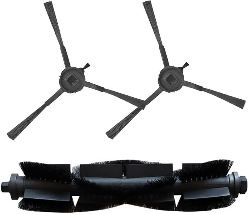 3-teiliges Haupt- und Seitenbürsten-Set für EZVIZ RE4/RE4 Plus/RE5/RE5 Plus Saugroboter, 1 Hauptwalzenbürste, 2 Seitenbü...