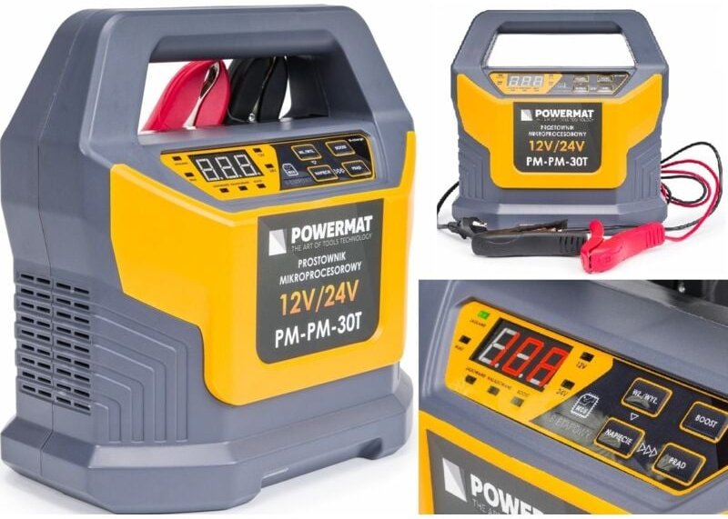 KFZ Autobatterie Ladegerät 12V/24V PKW Batterielader 2Ah - 500Ah Akku Starthilfe