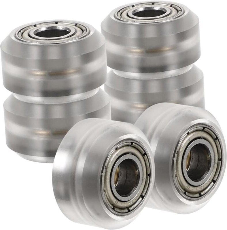 6-teiliges Kunststoff-Riemenscheiben-Set mit Lager für Drucker-Passivrad-POM-kompatible Graviermaschinen