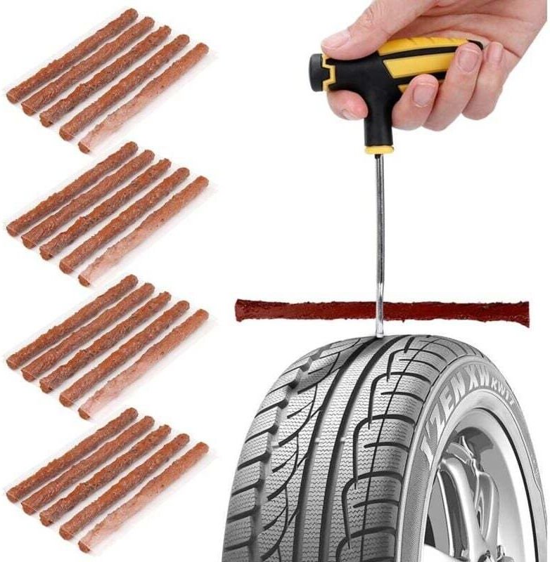 20-teiliges Tubeless-Reifenreparaturset – Tubeless-Rennradreifen – Reifenreparatur für Outdoor-Aktivitäten bei Pannen – ...