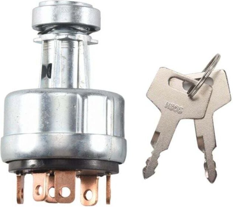 1700100023 1700100052 H806 Zündschalter mit 2 Schlüsseln für Takeuchi Schaufelschlosszylinder