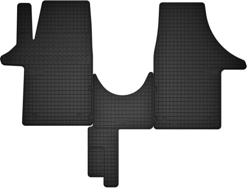 Gummimatten für die erste Reihe, für Modell: Volkswagen T6 Kastenwagen (ab Modelljahr 2016)