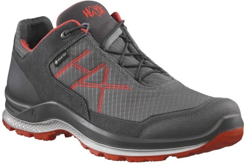 HAIX Schuh BLACK EAGLE GTX WS LOW, grau-orange, Gr. 7 (41)