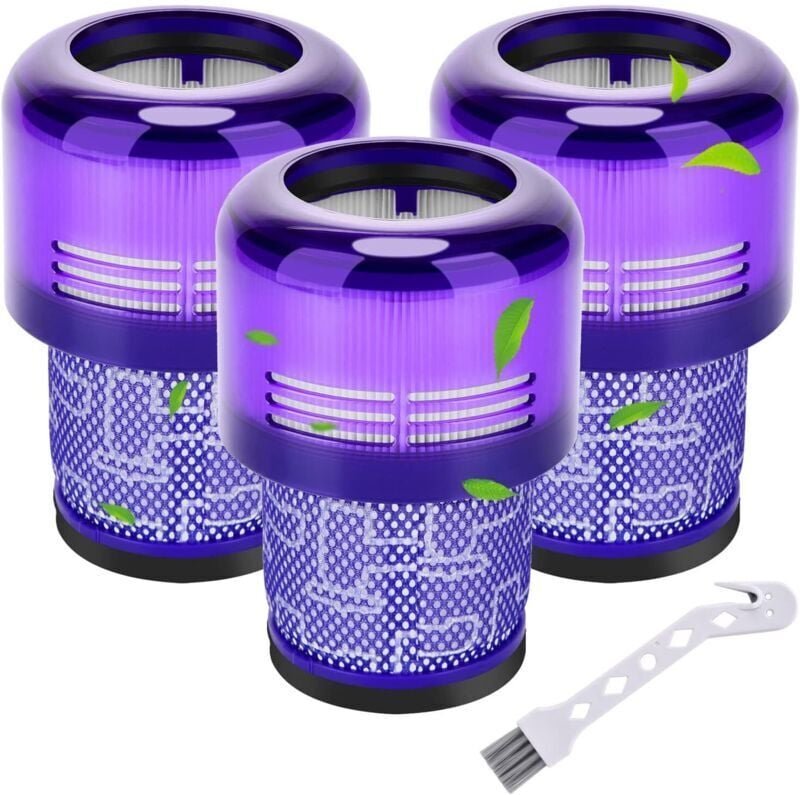 3er-Pack waschbare Filter für Dyson Akku-Staubsauger V11, V15, SV14, SV17 und SV22 – Ersatz für die Modelle Absolute, An...