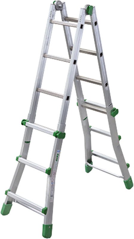 Aluminium-Teleskopleiter Facal 4x3 Arbeitshöhe max. 4,35 m alu pro - BK15A