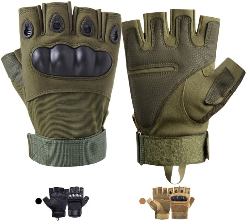 Atmungsaktive und verstärkte fingerlose Motorradhandschuhe für Jungen. Halbfingerhandschuhe, geeignet zum Motorradfahren...