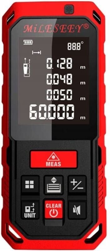 LASER-ENTFERNUNGSMESSER DISTANZMESSUNG MESSUNG 60m IP65