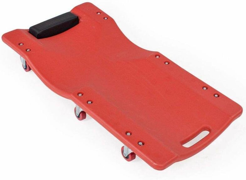 5767-0010 kfz Rollbrett / Montageliege 360° drehbar, 90 x 41cm, ergonomisch geformt - Varan Motors