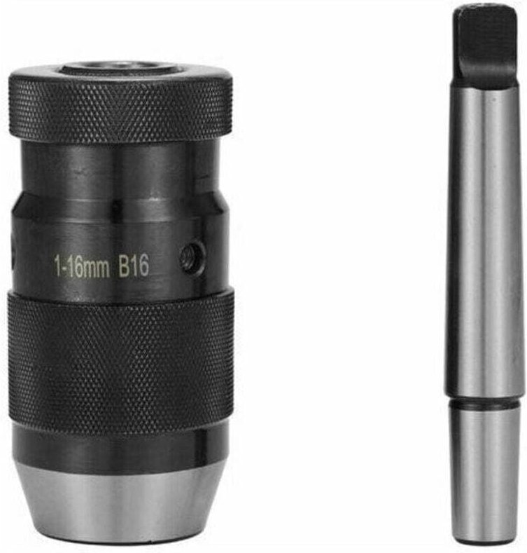 Integriertes Bohrfutter mit MT2-B16-Schaft + 1-16 mm B16 selbstspannendes Bohrfutter