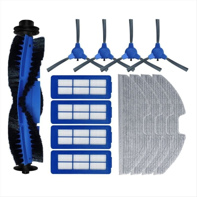 Ersatzteile für RoboVac G10 G30 Hybrid: HEPA-Filter, Wischtücher, Haupt- und Seitenbürste für Staubsauger